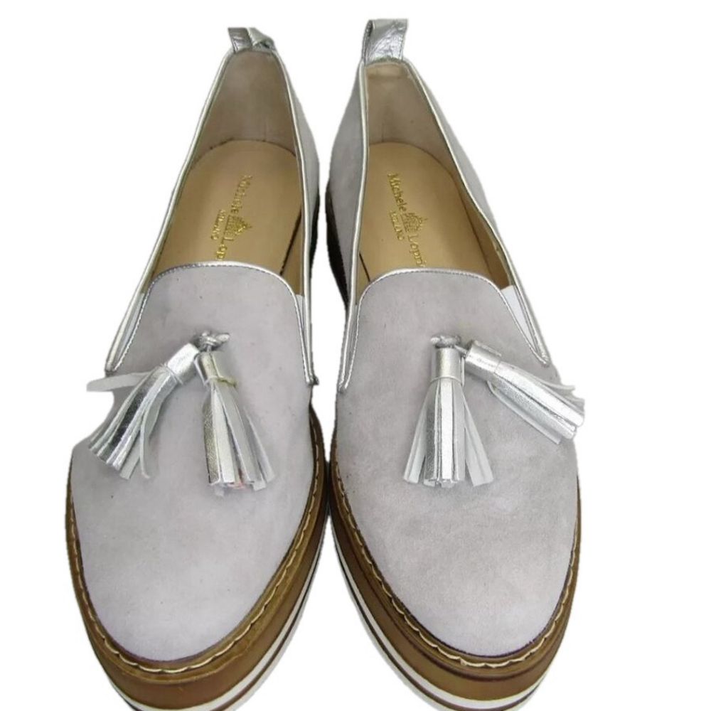 NEW MICHELE LOPRIORE Women's Cassidy Platform Loafer , SIZE 8